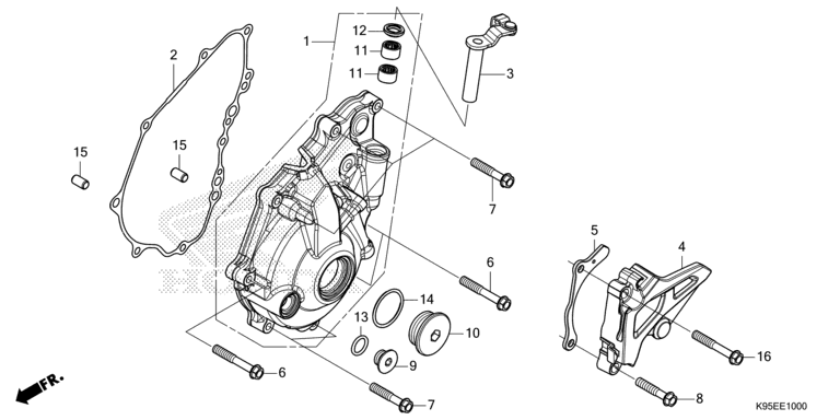LEFT CRANKCASE COVER