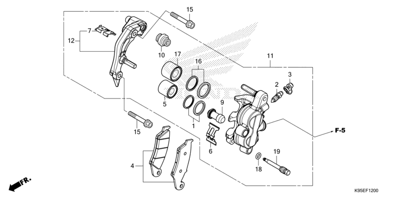 FRONT BRAKE CALIPER
