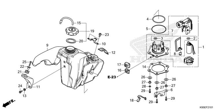 FUEL TANK (CRF250RX)