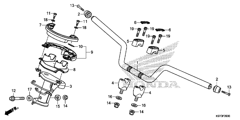 HANDLE BAR/HANDLE COVER