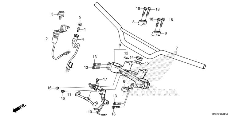 HANDLE BAR/TOP BRIDGE
