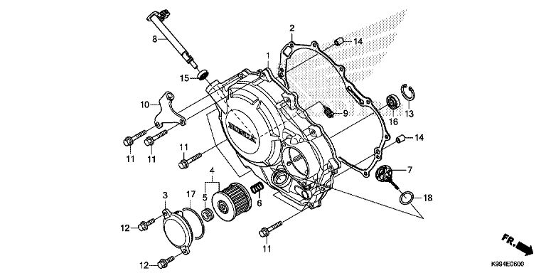RIGHT CRANKCASE COVER
