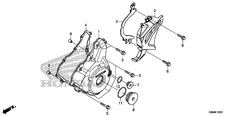 LEFT CRANKCASE COVER