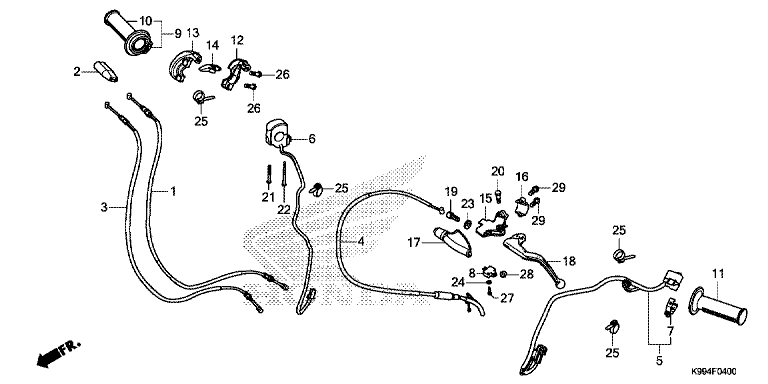 HANDLE LEVER/SWITCH/CABLE