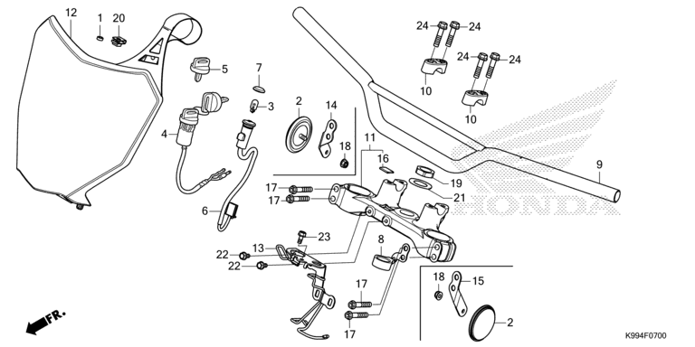 HANDLE PIPE/TOP BRIDGE