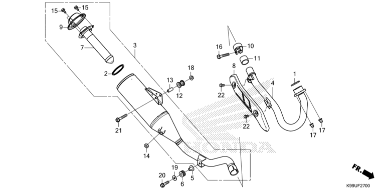 EXHAUST MUFFLER