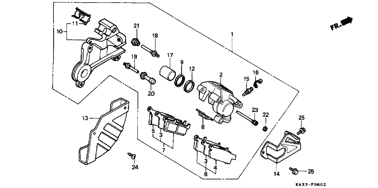 REAR BRAKE PANEL (3)