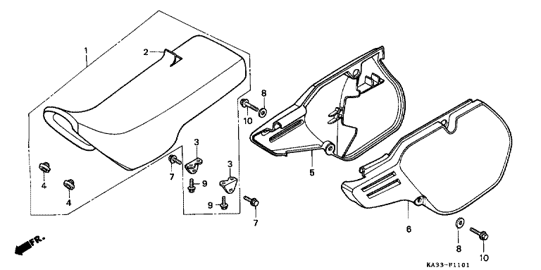 SEAT/SIDE COVER (2)