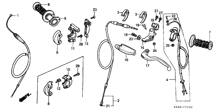 HANDLE LEVER/SWITCH/ CABLE