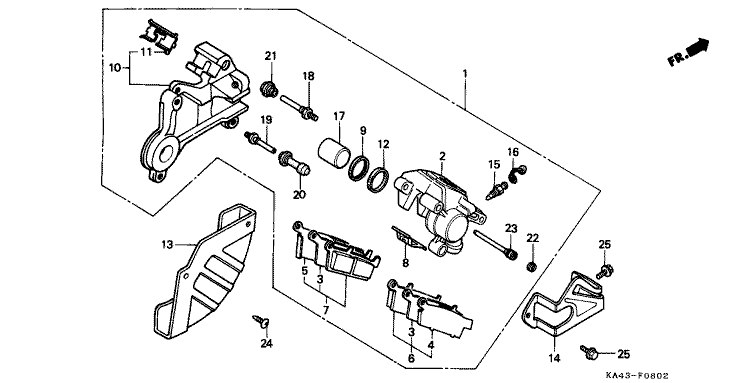 REAR BRAKE PANEL (3)