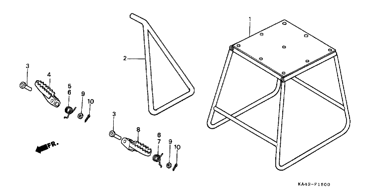 STAND/FOOTPEG/FOOTREST