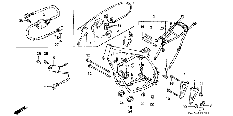 FRAME BODY/IGNITION COIL (2)