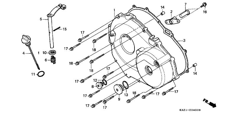 RIGHT CRANKCASE COVER