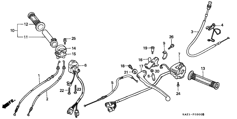 HANDLE LEVER/SWITCH/CABLE