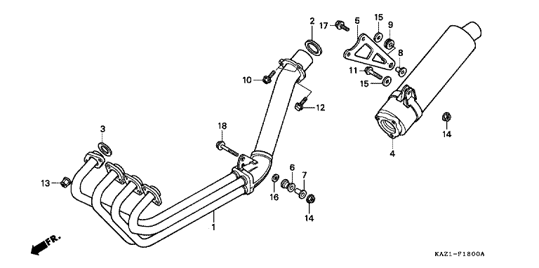 EXHAUST MUFFLER
