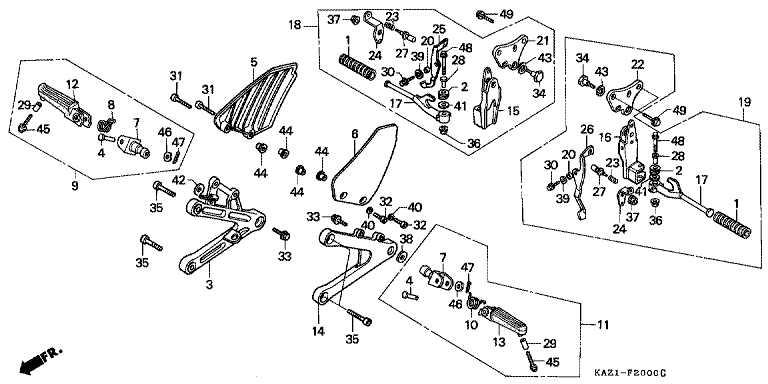 FOOTPEG/FOOTREST