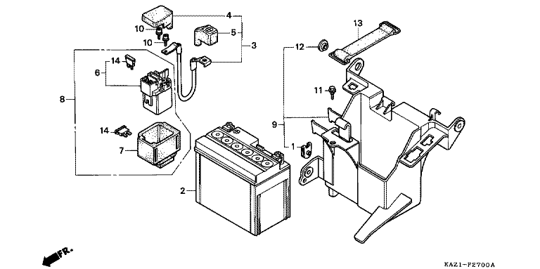 BATTERY/BATTERY BOX