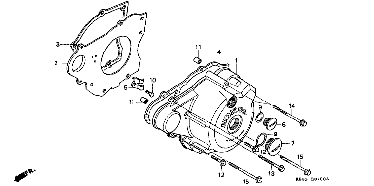 LEFT CRANKCASE COVER