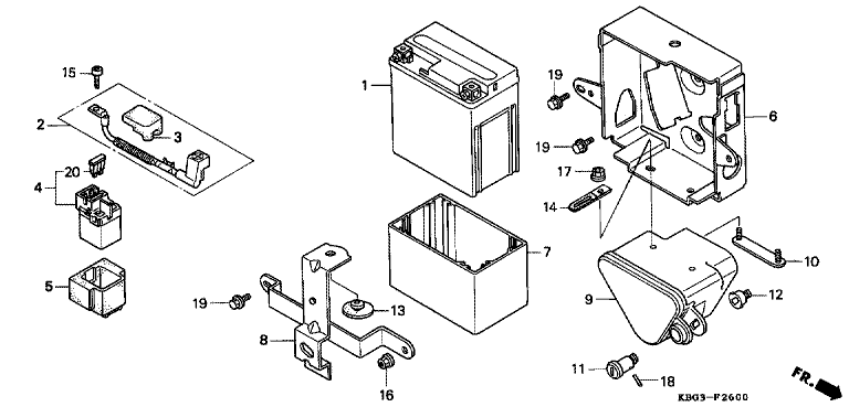 BATTERY/BATTERY BOX