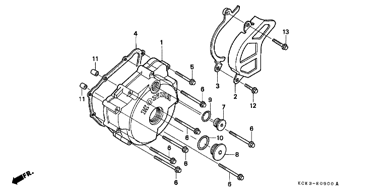 LEFT CRANKCASE COVER