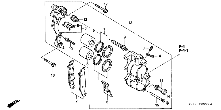 FRONT BRAKE CALIPER