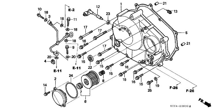RIGHT CRANKCASE COVER