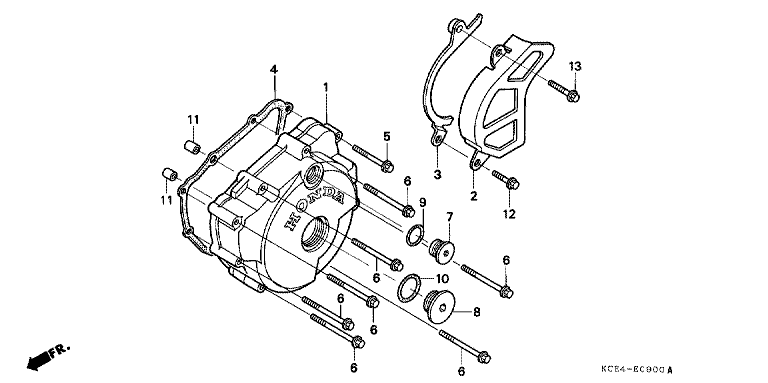 LEFT CRANKCASE COVER