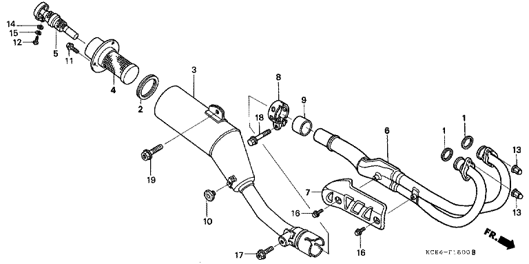 EXHAUST MUFFLER