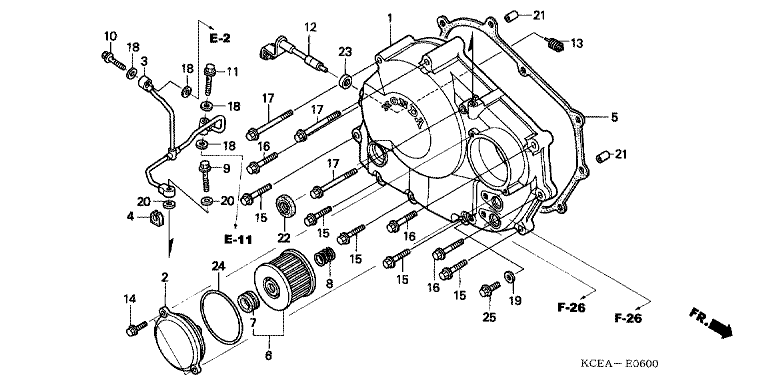 RIGHT CRANKCASE COVER
