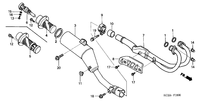 EXHAUST MUFFLER