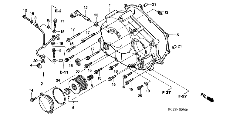 RIGHT CRANKCASE COVER