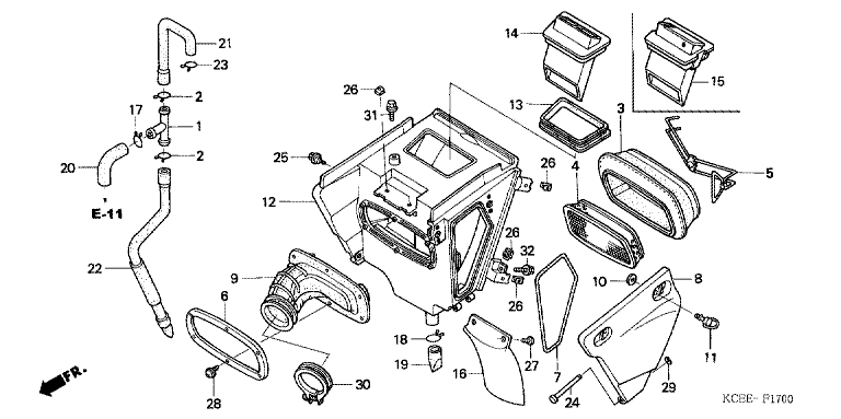 AIR CLEANER (DK/ED/U)