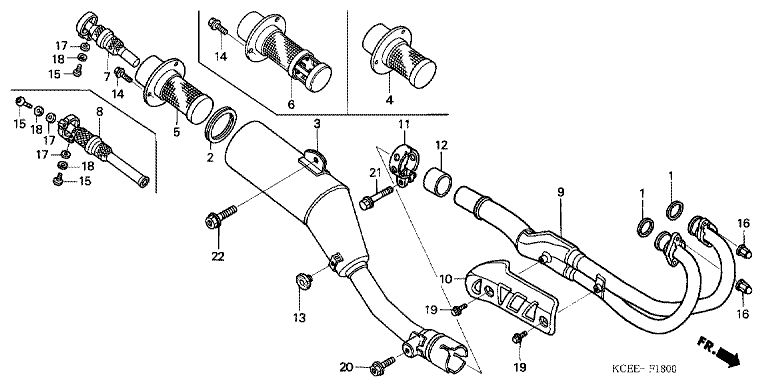 EXHAUST MUFFLER