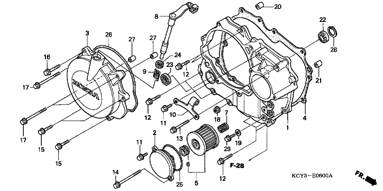 RIGHT CRANKCASE COVER