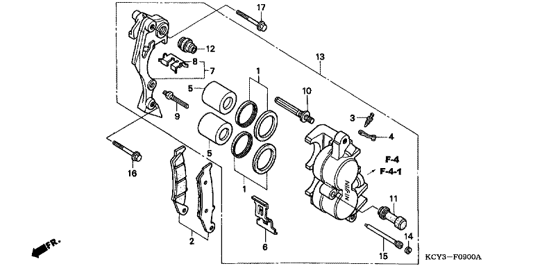 FRONT BRAKE CALIPER