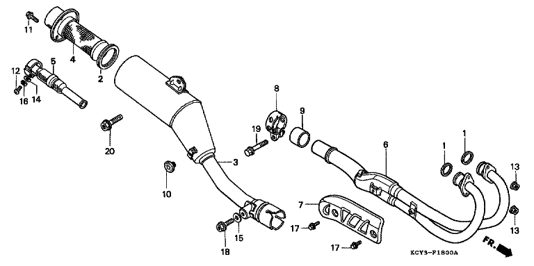 EXHAUST MUFFLER