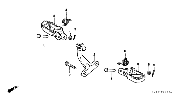 FOOTPEG/FOOTREST