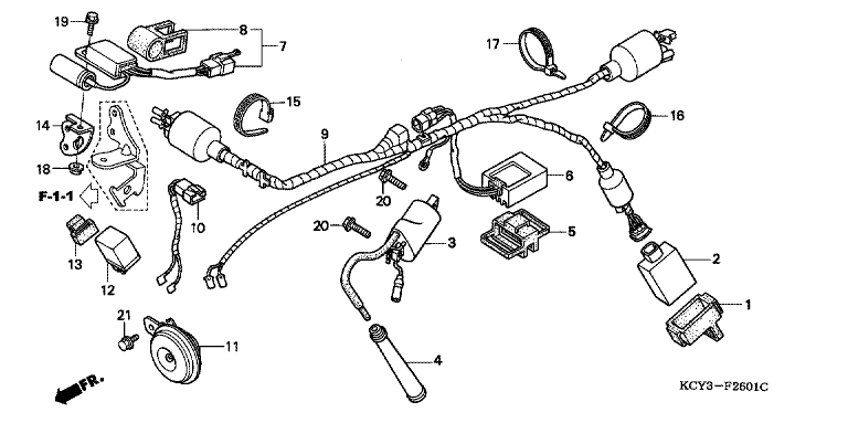 WIRE HARNESS/ IGNITION COIL (DK/ED/U)
