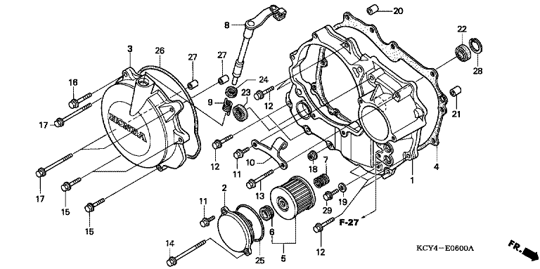 RIGHT CRANKCASE COVER
