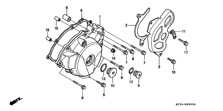 LEFT CRANKCASE COVER