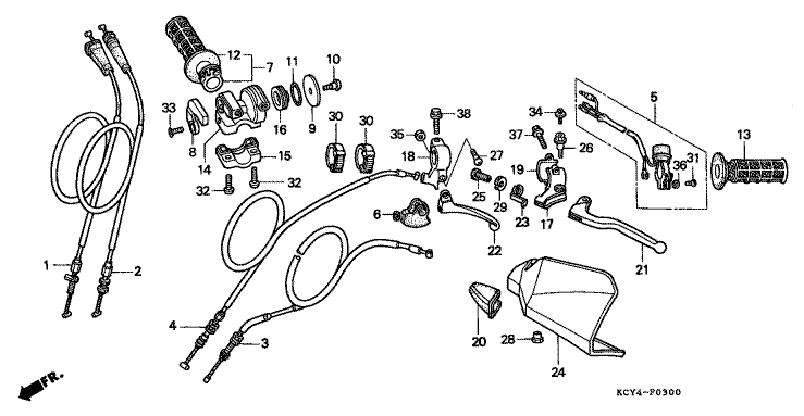 HANDLE LEVER/SWITCH/CABLE