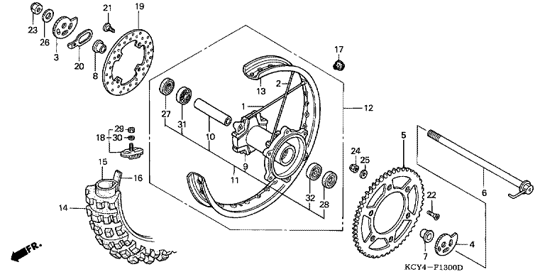 REAR WHEEL