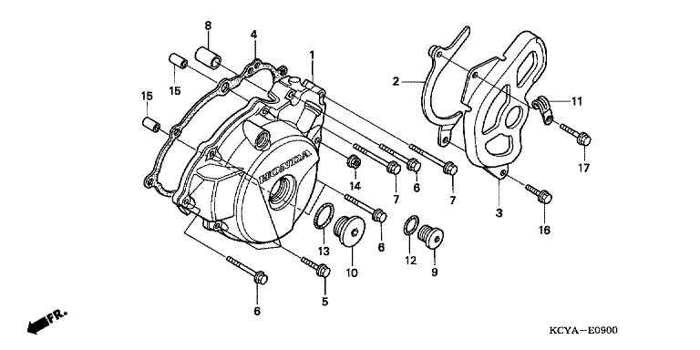 LEFT CRANKCASE COVER