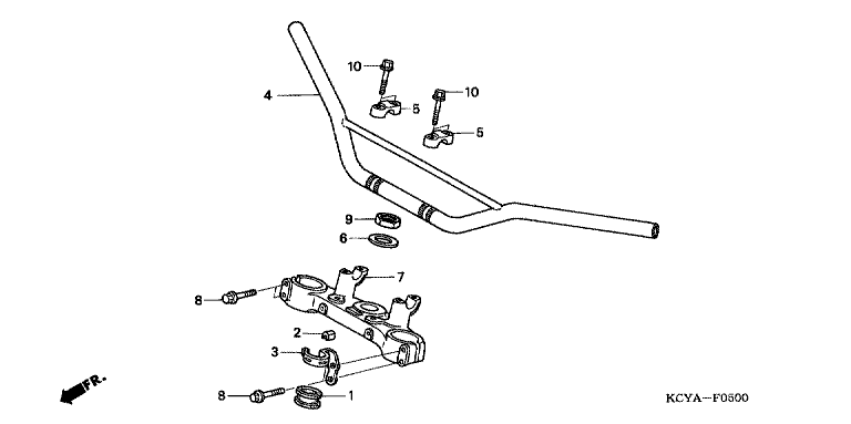 HANDLE BAR/TOP BRIDGE