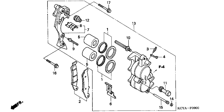 FRONT BRAKE CALIPER