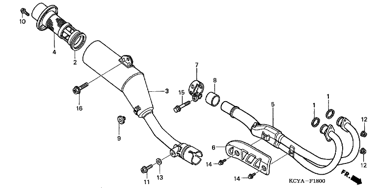 EXHAUST MUFFLER