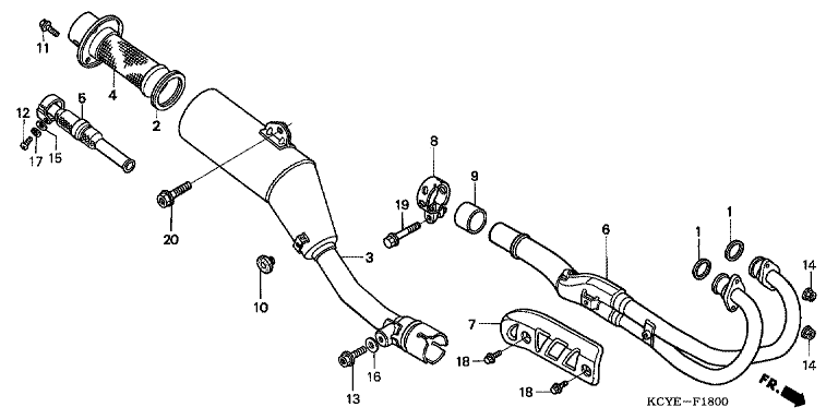 EXHAUST MUFFLER