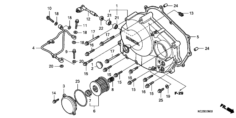RIGHT CRANKCASE COVER