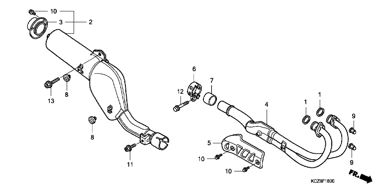 EXHAUST MUFFLER