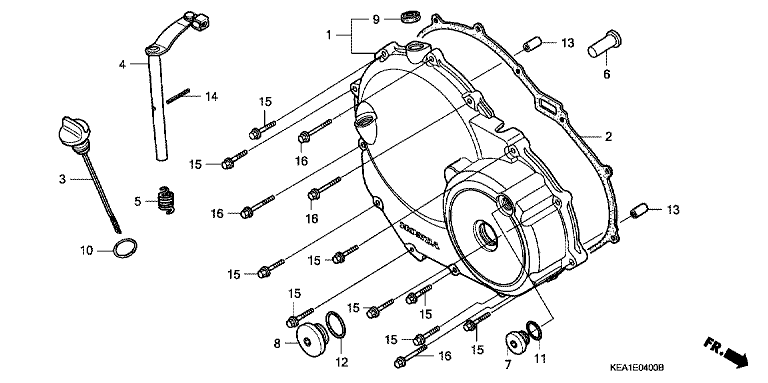 RIGHT CRANKCASE COVER